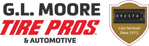 GL Moore Tire Pros logo and graphic